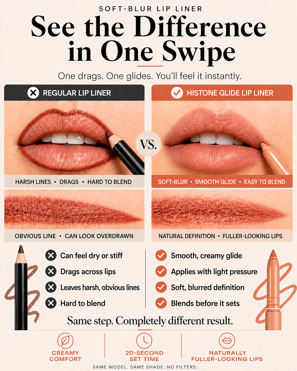 💄Fuller-Looking Lips — Effortlessly Defined