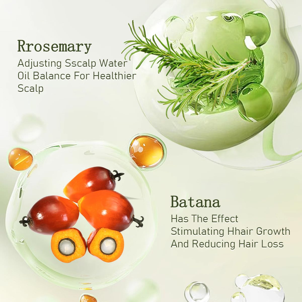 Gypsophila® BUNDLE DE ACEITE BATANA PARA EL CRECIMIENTO DEL CABELLO