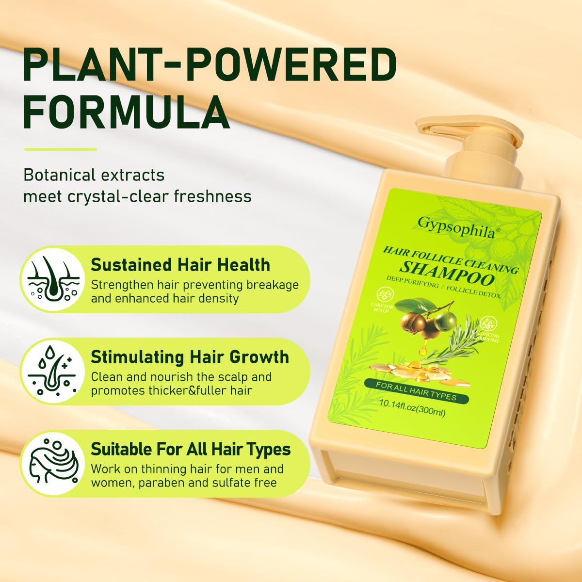 CHAMPÚ LIMPIADOR DE FOLÍCULOS CAPILARES Gypsophila®