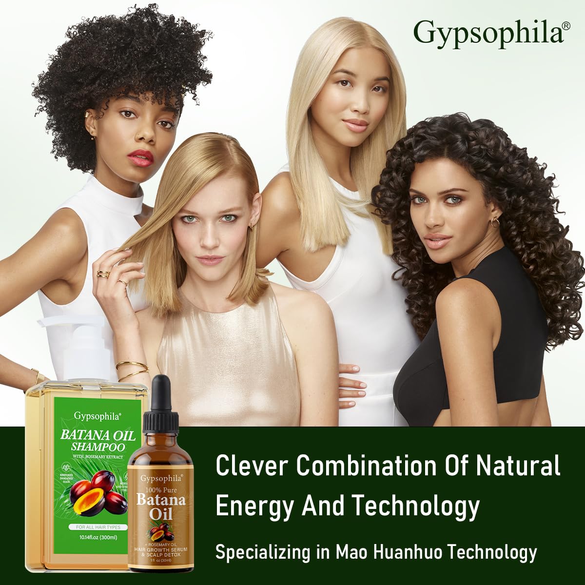Gypsophila® BUNDLE DE ACEITE BATANA PARA EL CRECIMIENTO DEL CABELLO